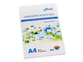 AVELI Laminovacia fólia A4 160mic (2x80) lesklá 100ks (8594070112111)