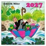 NOTIQUE Krtko 2027 / Poznámkový kalendár / 30 x 30 cm