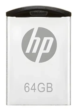 HP v222w 64GB stříbrná / Flash disk / USB 2.0 / 14 MB/s čtení / 4 MB/s zápis (HPFD222W-64)