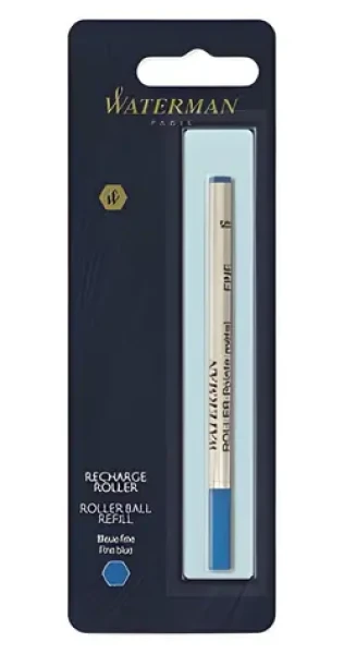 WATERMAN Náplň do rollera modrá / Náplň / Hrot F / 1 ks (1964018)