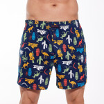 Pánske boxerky Cornette Classic 011/149 3XL-5XL tmavě modrá 5XL