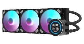 DarkFlash DN-D360 čierna / AiO chladič CPU / 3x 120 mm / ARGB podsvietenie / 800-1800 RPM / Intel + AMD (DN-D360 BLACK)