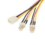 StarTech Napájací kábel pre ventilátor TX3 / Napájací kábel / Molex (3-pin) na 2x Molex (3-pin) / 0,3 m (TX3SPLIT12)