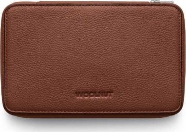 Woolnut WOOLNUT Leather Tech Organizer Cognac Brown