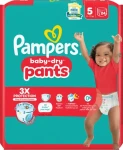 Pampers Baby Dry Pants Junior 11-17 kg (24 ks) / plienkové nohavičky / veľkosť 5 (11-17 kg) (8700216670500)