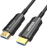 Unitek Kábel optický HDMI 2.0 AOC 15 m čierna / Kábel / 4K 60Hz / 3D Imax (C11072BK-15M)