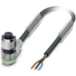 Sensor/Actuator cable SAC-3P- 3,0-PUR/M12FR-2L B 1668263 Phoenix Contact; 1668263