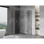 MEXEN/S - Mist-F Duo sprchovací kút skladacie dvere ľavá 100 x 85, transparent, chróm 8A6-100L-085P-01-00