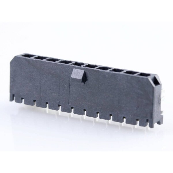Molex vstavaná pinová lišta (štandardná) Počet pólov 10 Raster (rozteč): 3.00 mm 436501010 1 ks Tape on Full reel; 436501010
