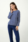 Vamp - Dámske pyžamo s potlačou 21404 - Vamp blue print XXL