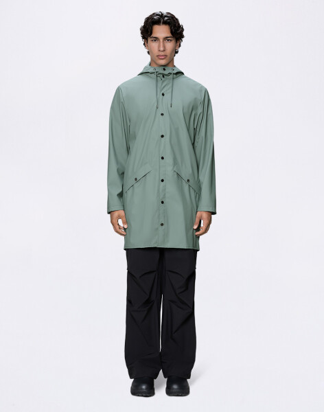 Rains Long Jacket 176 Sage M