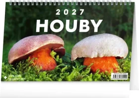 NOTIQUE Stolný kalendár Huby 2027 / Stolný kalendár / 23.1 x 14.5 cm
