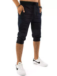 FashionStreet pánske tmavomodré teplákové šortky SX1536 XL