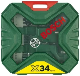 BOSCH 2607010608 / Sada vrtákov a skrutkovacích bitov (34 ks) (2.607.010.608)