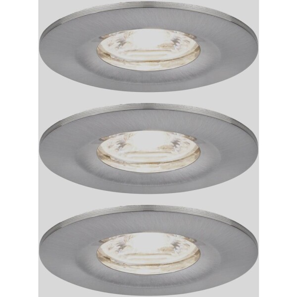 Paulmann 94301 EBL Nova mini Coin LED vstavané svetlo sada 3 ks 4 W železo; 94301