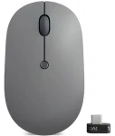 Lenovo Go čierna / Bezdrôtová myš / Optický senzor / 2400 dpi / USB dongle (4Y51C21216)