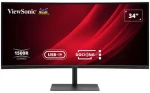 34" ViewSonic VG3419C-2 čierna / VA zakrivený / 3440 x 1440 / 21:9 / 120 Hz / HDMI + DP + USB-B / RJ45 / Repro (VG3419C-2)