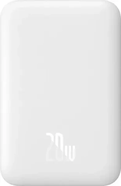 Baseus Airpow 6000mAh biela / Powerbanka / 20W / MagSafe / kábel v balení (6932172677015)