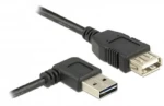 DeLock kábel Easy-USB 2.0 Typ-A samec pravouhlý ľavý - pravý gt; USB 2.0 Typ-A samica / 0.5 m (85177-DE)