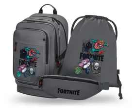 BAAGL SET 3 Cubic Fortnite Squad / batoh / vrecko / oblička / GRS