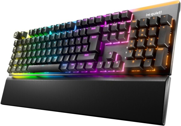 Be quiet! be quiet! Light Mount Tactile Gaming Tastatur, RGB - be quiet! Silent Tactile Switches, schwarz