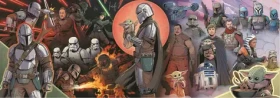 Trefl - Puzzle - Panoramatické puzzle The Mandalorian: Dobrodružstvo