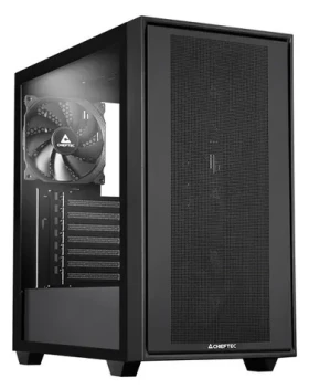 Chieftec Night Hunter GS-03B-BLK-OP čierna / Skriňa / Midi Tower / tvrdené sklo / ATX, E-ATX / bez zdroja / USB-C (GS-03B-BLK-OP)