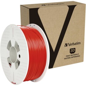 Verbatim 55053 Filament vlákno pre 3D tlačiarne PETG plast 1.75 mm 1 kg červená 1 ks; 55053