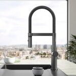 VILLEROY & BOCH VILLEROY & BOCH - Drezová batéria Steel Expert 2.0, odnímateľná sprcha, antracit 92800005