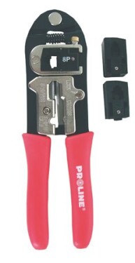 Krimpovacie kliešte pre telefónne koncovky RJ 4P, 6P, 8P, Proline