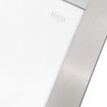 REA - Sprchovací kút City 80x100 Nickel Brush Bez sprchovej vaničky REA-K6497