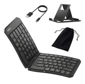 Inateck N0131 čierna / Klávesnica / Bluetooth 5.3 / skladacia / USB-C nabíjanie / 3 zariadenia (N0131_BLACK)