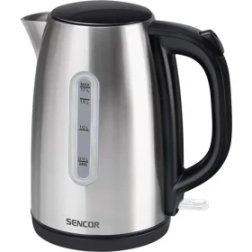 Sencor SWK 1720BK strieborná / Rýchlovarná kanvica / 2200W / 1.7L (8590669218851)