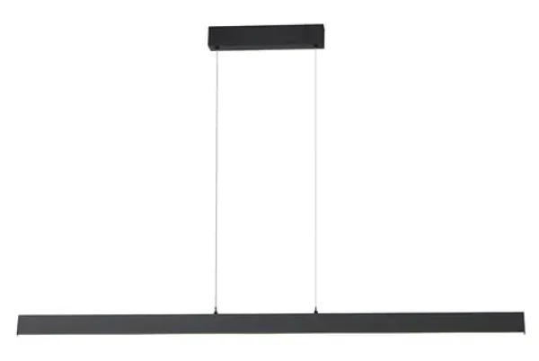 Immax NEO LITE TRIANGOLO SMART čierna / Závesné svietidlo / 125 cm / 28 W / BEACON / Wi-Fi / TUYA (07234L)