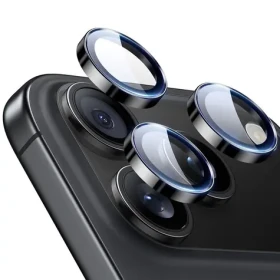 ESR Armorite čierna / Ochranné sklo fotoaparátu / Apple iPhone 14-17 Pro a Pro Max