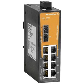 Weidmüller IE-SW-EL10-8GT-2GESFP priemyselný ethernetový switch 10 / 100 / 1000 MBit/s; 2682240000