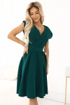 Dámske šaty 348-11 SCARLETT - NUMOCO Zelená M