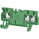 Weidmüller 2534480000 priechodná svorka 3.50 mm pružinová svorka zelená 50 ks; 2534480000