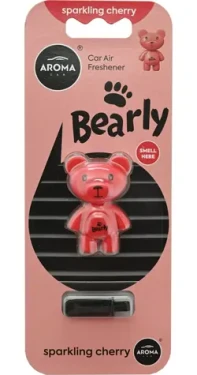 Bearly Sparkling Cherry červená / Osviežovač vzduchu do auta / závesný / tvar medvedík (am5967)