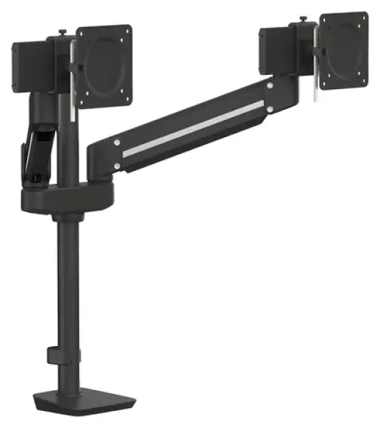 Fellowes TALLO Modular 2MS čierna / Držiak monitora / 2 ramená vedľa seba / plynová vzpera / VESA 75×75, 100×100 / max 32" (FELFERGARMTALM2MSN)