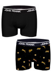 Pánske boxerky John Frank JF2BTORA05 2 pack XL černá