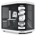 HYTE Y70 Touch čierno-biela / E-ATX / 1x USB-C 3.2 / 2x USB-A 3.2 / bez zdroja / displej / priehľadná bočnica (CS-HYTE-Y70-BW-L)