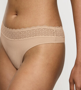 Dámske tangá Feel of Modal String - YELLOW - beige 0026 - TRIUMPH YELLOW L