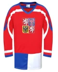 Sportteam Hokejový dres ČR 1 červený, veľ. M / Hokejový dres / 100% polyester