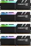 G.Skill Trident Z RGB 32GB (4x8GB) 3200MHz čierna / DDR4 / CL16-18-18-38 / 1.35V / XMP 2.0 / LED podsvietenie / dopredaj (F4-3200C16Q-32GTZRX)