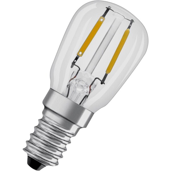 OSRAM HOMELIGHTING 4058075432840 LED En.trieda 2021 G (A - G) E14 špeciálny tvar 2.2 W = 12 W teplá biela (Ø x d) 26 mm x 63 mm 1 ks; 4058075432840