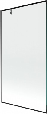 MEXEN/S - Next vaňová zástena FIX 100 x 150, čierna vzor, grafit metal 895-100-000-00-70-95