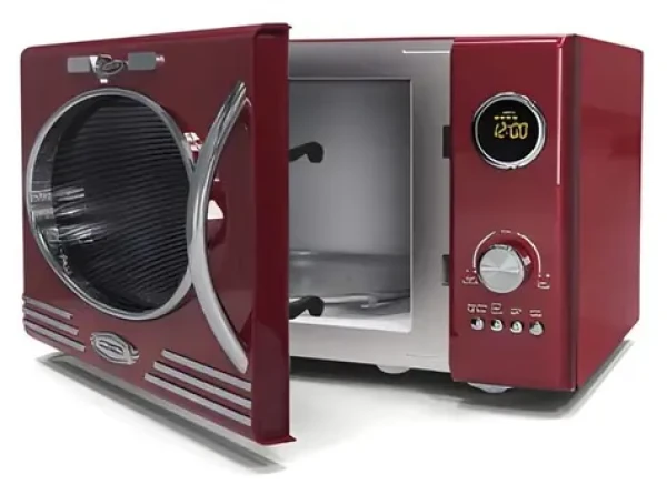 Melissa Mikrovlnná rúra s grilom metalická červená / 800 W / 23 l / 12 programov / 5 úrovní výkonu / 60min časovač (16330129)