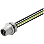 Weidmüller SAIE-M12S-3+PE-S-0.5U-M16 upravený zástrčkový konektor pre senzory - aktory, 1460320000, 1 ks; 1460320000