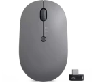 Lenovo Go Wireless Multi-Device sivá / Bezdrôtová myš / 2400 DPI / 2.4GHz USB-C dongle / Bluetooth (GY51C21211)